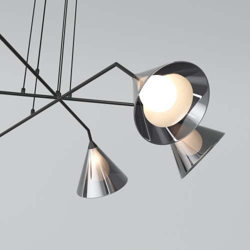 Подвесной светильник Eurosvet 70161/6 черный Smart