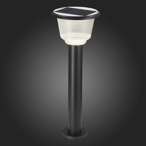 SL9502.405.01 Светильник уличный наземный ST-Luce Черный/Черный, Прозрачный LED 1*2W 3000-6000K SOLARIS