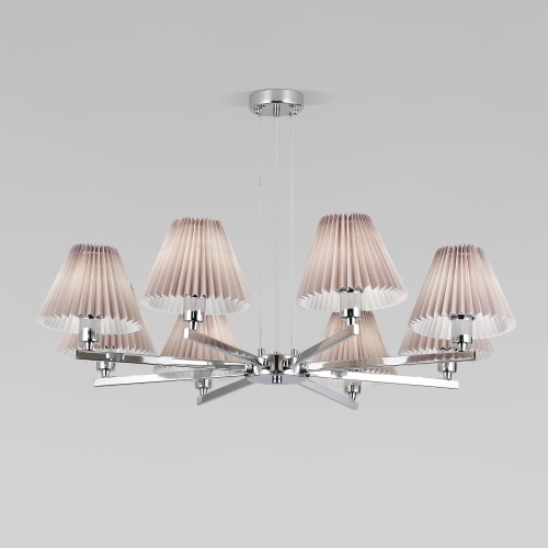 Подвесной светильник Eurosvet 60136/8 хром/серый