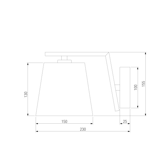  Eurosvet 60149/1/ настенный светильник/ латунь