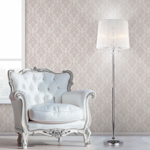 Напольный светильник Eurosvet 2045/3F хром/белый