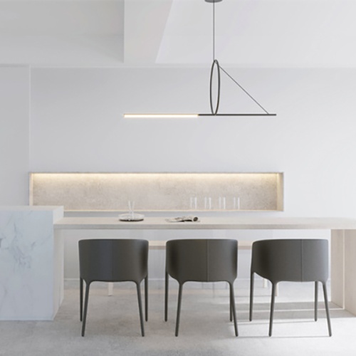 Подвесной светильник SUSPENSION CERCLE ET TRAIT – GRAPHITE SATINE L120 144225-22