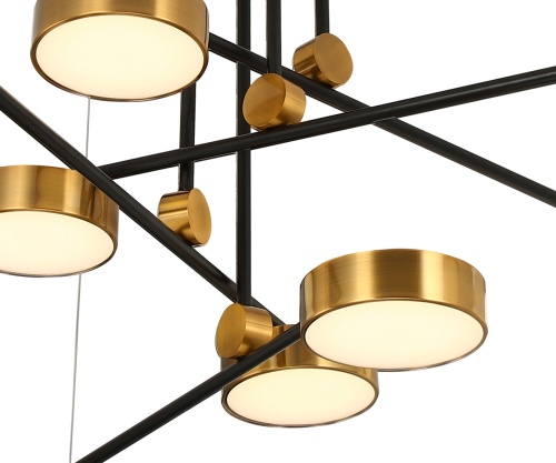 Люстра Kink Light Рапис бронза Led 96W 07647-6,20(4000k)