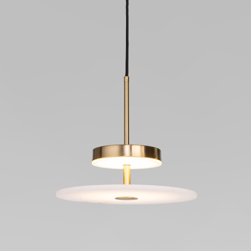  Eurosvet 40342 LED/ подвесной светильник/ латунь