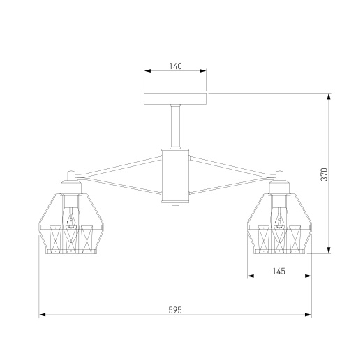 Потолочный светильник Eurosvet 70075/5 белый