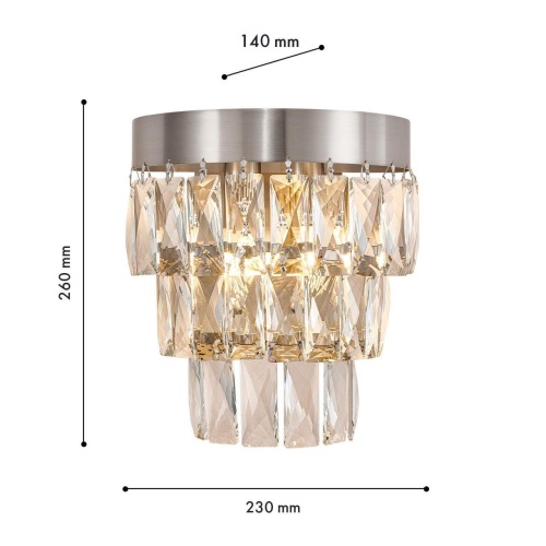Бра Favourite 4715-2W, Бра, D140xW230xH260, 2xE14x40W, excluded