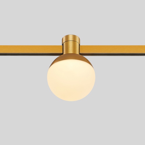 ST815.206.05 Магнитный трековый светильник FARM Золотистый LED 1*5W 3000K 89Lm Ra90 120 IP20 D75xH10 FARM