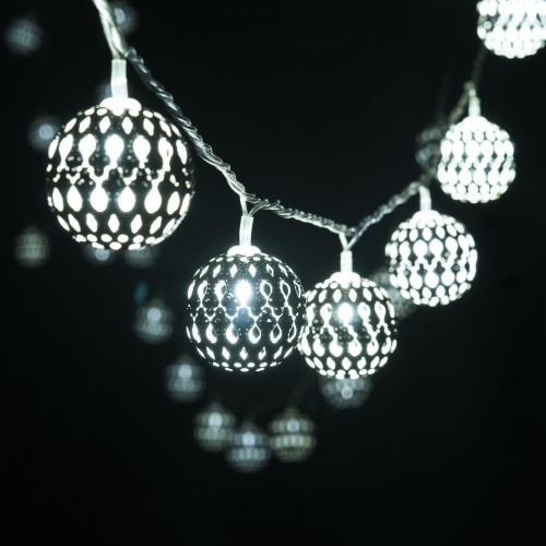 Гирлянда бытовая электрическая нить Eurosvet 400-003 хром/белый с эффектом мерцания