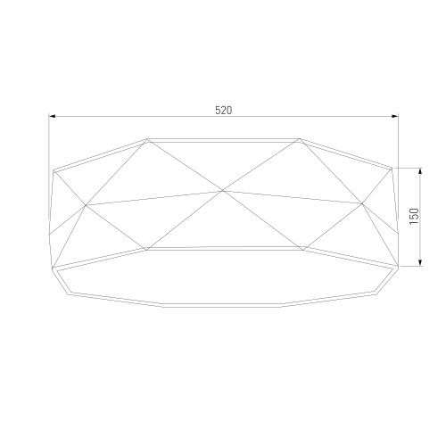 Потолочный светильник  Kantoor TK Lighting 1566