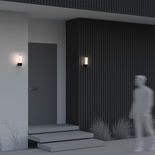 Уличный настенный светильник Outdoor O593WL-L8B3K