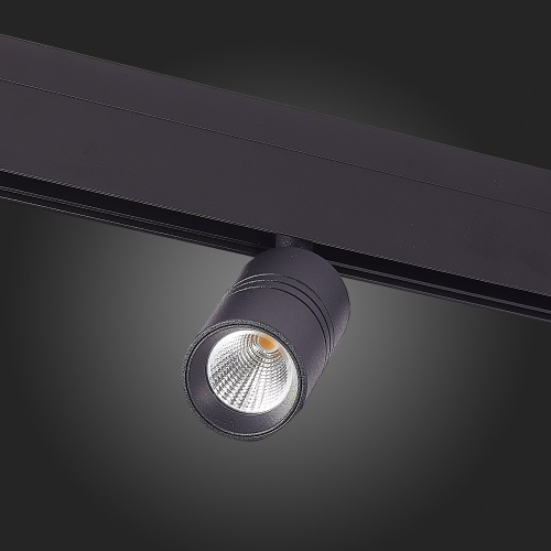 ST365.446.07 Магнитный трековый светильник Черный LED 1*7W 4000K 595Lm Ra&gt;90 36° IP20 D44xH90 48V SKYLINE 48