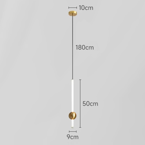 Подвесной светильник WAND VRT B H50 Brass 345104-23
