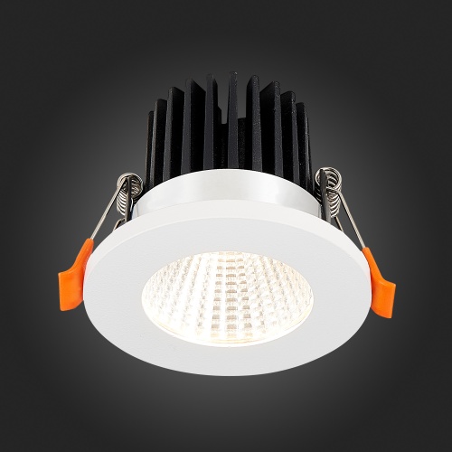 ST704.538.10 Св-к встр. Белый LED 1*10W 3000K 900Lm Ra&gt;90 38° IP20 D80xH60 170-240V Встраиваемые светильники