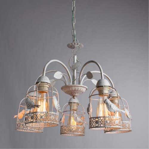 Подвесная люстра Arte lamp A5090LM-5WG СВЕТИЛЬНИК ПОДВЕСНОЙ