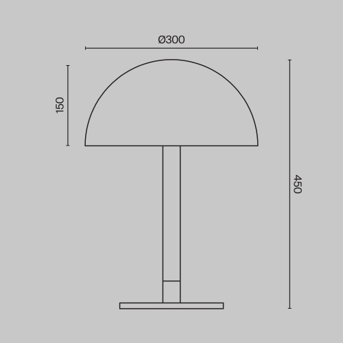 Настольный светильник Maytoni Z012TL-L8B3K