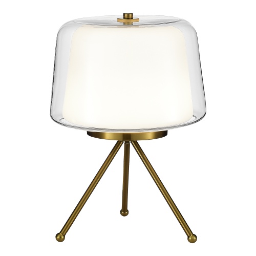 SL6127.304.01 Прикроватная лампа ST-Luce Латунь/Белый, Прозрачный LED 1*16W 3000K PANDORA