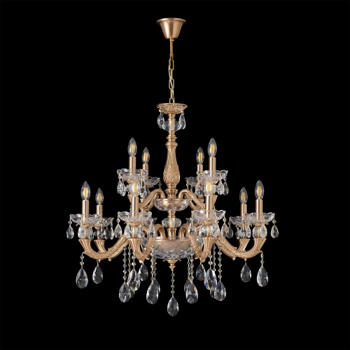 Люстра Crystal Lux ELIZABETH SP8+4 BRASS