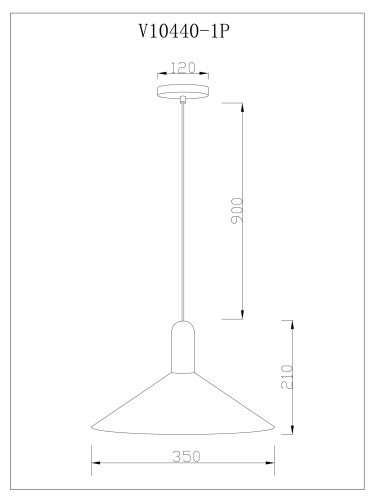 Светильник подвесной Moderli V10440-1P Forli
