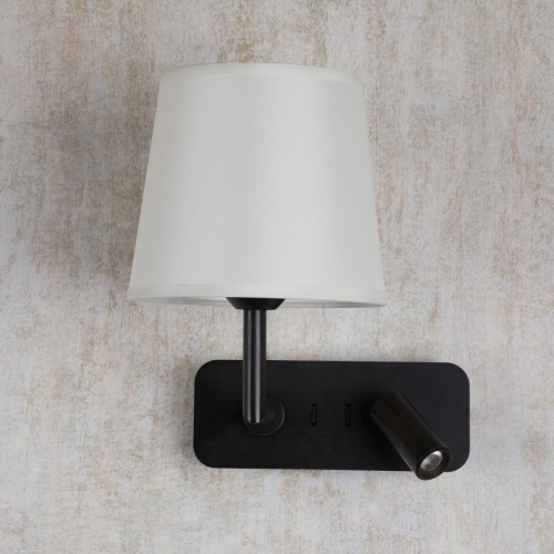 Бра Favourite 2841-1W, настенный светильник, D225xW240xH260, 1xE27x60W, excluded + 1xLEDx1W, 100LM, 3000K, included