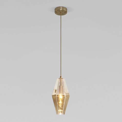 Подвесной светильник Eurosvet 50236/1 янтарный