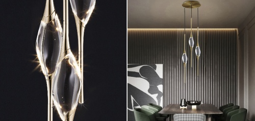 Подвесной светильник Il Pezzo 12 Round Chandelier Gold 156546-22