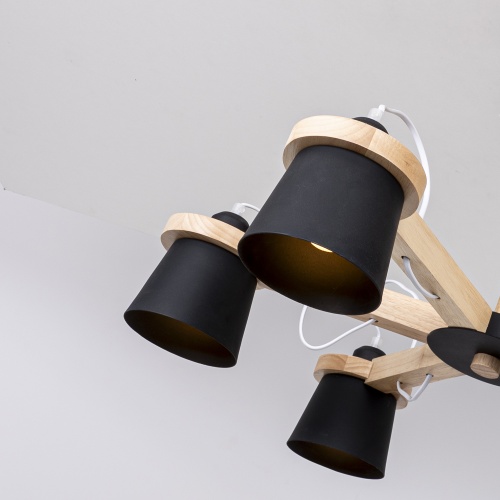 Люстра на штанге NATURA B6 Black 178084-26