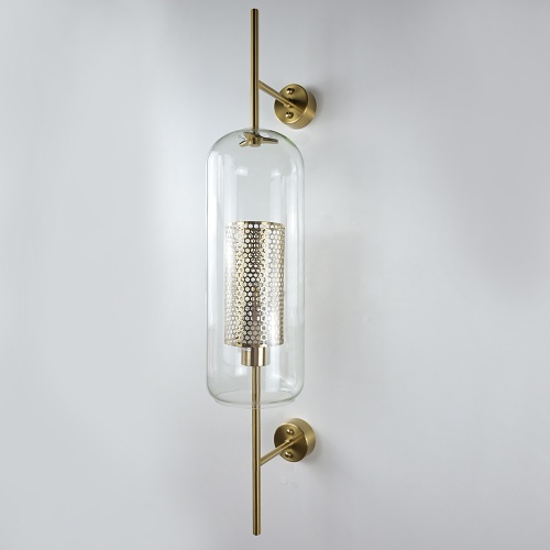 Настенный светильник CATCH WALL cylinder L78 brass 189447-26