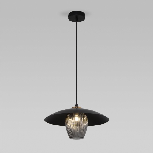  Eurosvet 50259/1/ подвесной светильник/ черный/дымчатый