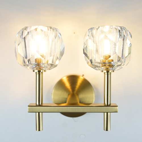 Бра Boule de Cristal Double Sconce Brass 73769-22