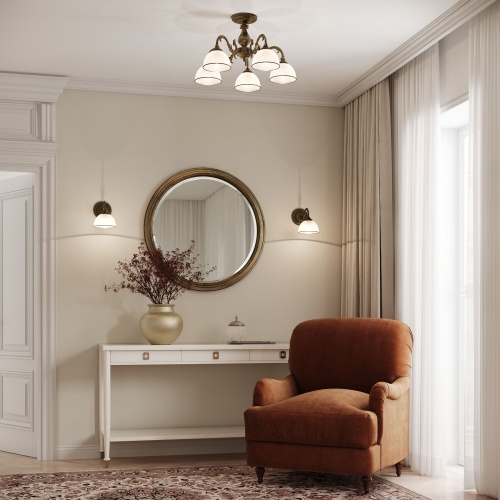 Настенный светильник Eurosvet 60106/1 античная бронза