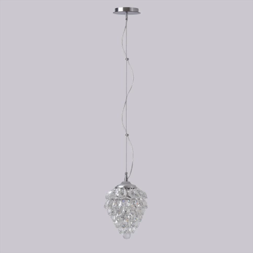 Светильник подвесной Crystal Lux CHARME SP2 CHROME/TRANSPARENT
