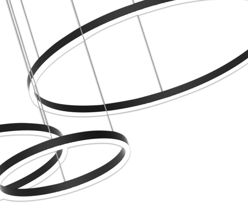 Люстра Kink Light димм.Тор черный d80+60+40 08223,19PA(3000K)