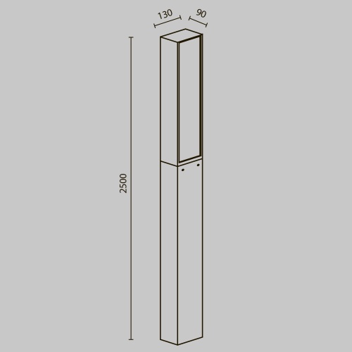 Садово-парковый светильник Outdoor O470FL-L40GF3K