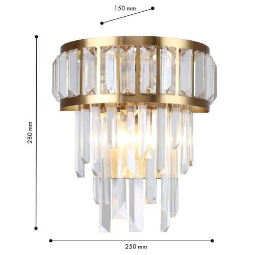 Бра Favourite 4732-2W, настенный светильник, D150xW250xH280, 2xE14x40W, excluded