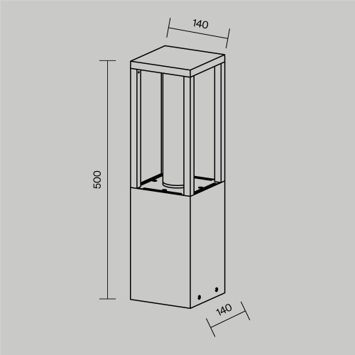Ландшафтный светильник Outdoor O480FL-L12B3K