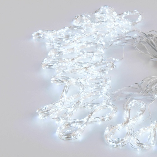 Гирлянда бытовая электрическая занавес Eurosvet 200-006 белый