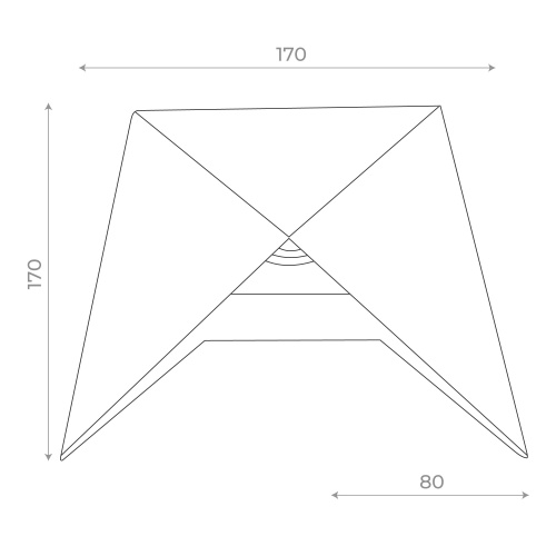 SL9503.401.01 Светильник уличный настенный ST-Luce Черный LED 1*7W 4000K CANNETO