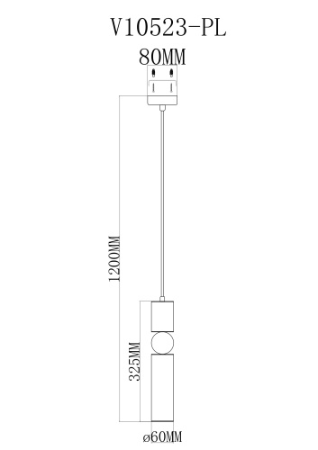 Светильник подвесной Moderli V10523-PL Salem