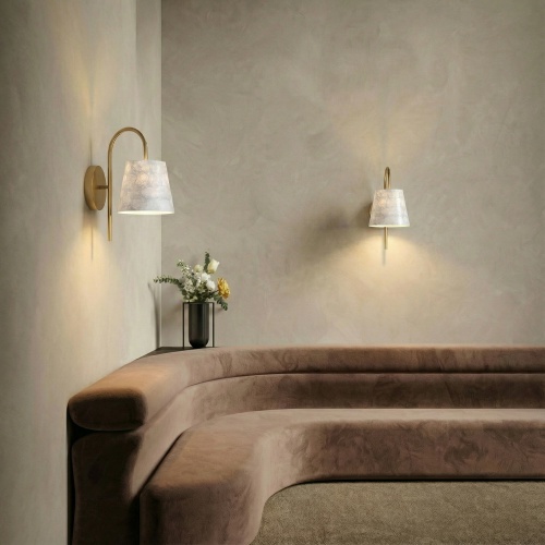 Настенный светильник Eurosvet 101013 латунь/перламутр