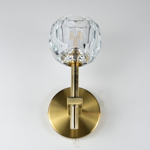 Бра Boule de Cristal Single Sconce Brass 73511-22