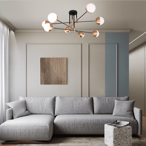 Потолочный светильник Eurosvet 70129/8 латунь Smart