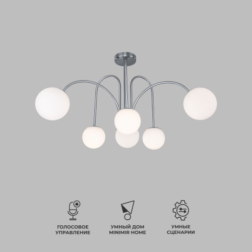 Потолочный светильник Eurosvet 30177/6 хром Smart