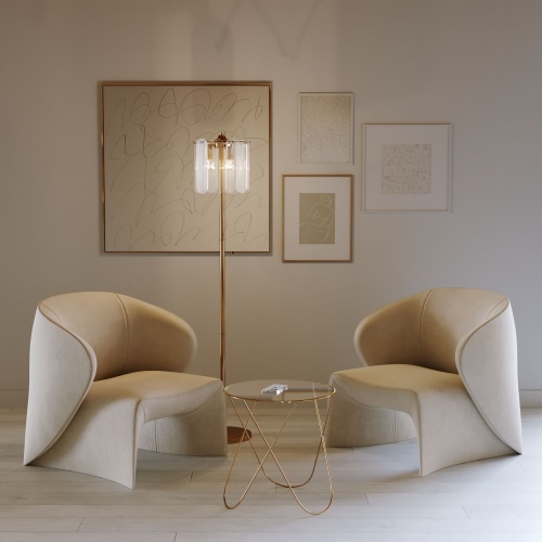 Напольный светильник Eurosvet 01171/3 золото