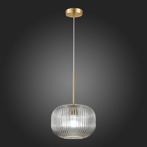 SL1154.303.01 Подвес ST-Luce Латунь/Дымчатый E27 1*60W GRAN