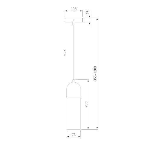 Подвесные светильники Eurosvet 50180/1 дымчатый
