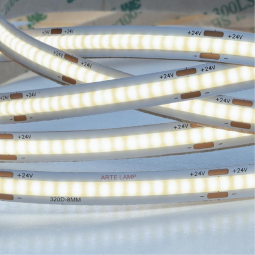 Arte lamp A2432008-03-6K Светодиодная лента 24В 10Вт/м 850Лм/м 6000К 90+ 8мм COB 320шт/м 5м IP20