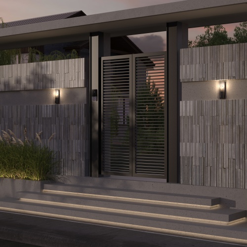 Уличный настенный светильник Outdoor O450WL-01GF