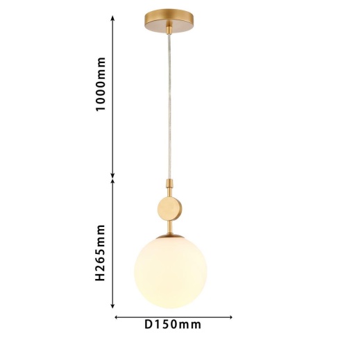 Подвес Favourite 2928-1P, подвес, D150xH265/1310, 1xE14x40W, excluded