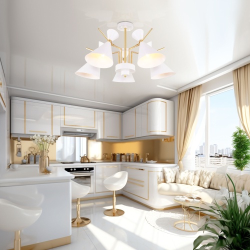 Потолочный светильник Eurosvet 70114/5 белый Smart