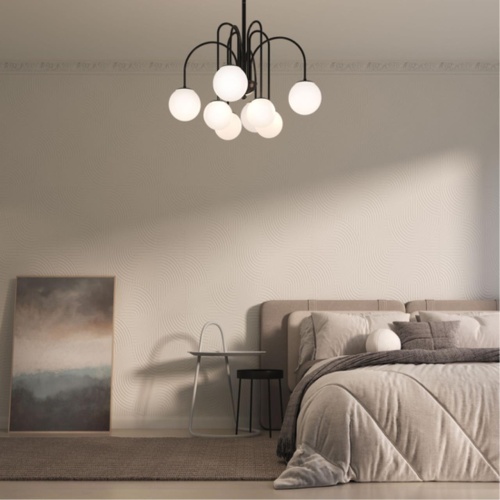 Люстра на штанге Arte lamp A1675LM-8BK СВЕТИЛЬНИК ПОДВЕСНОЙ